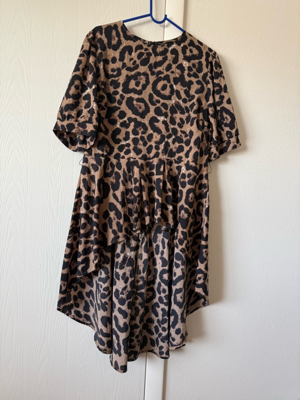 Brown Leopard Print blouse